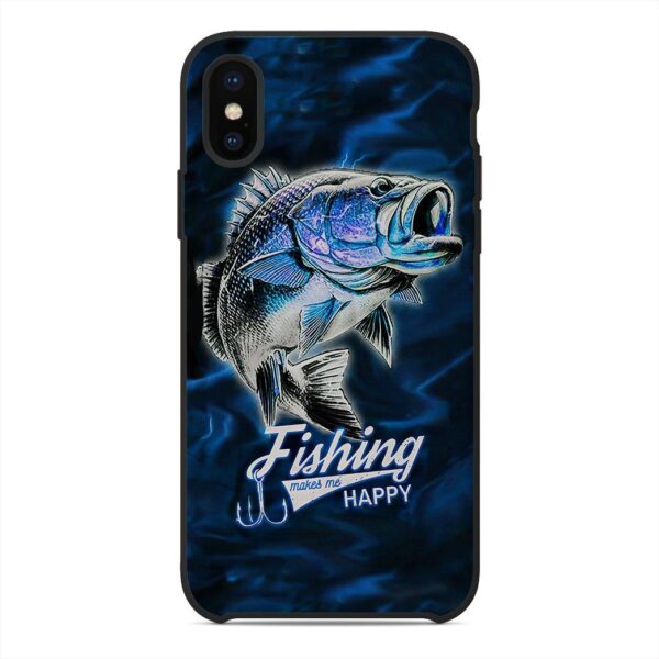 Gearhuman 3D Custom Glass Phone Case Cover Fishing GB051113 Glass Phone Case Iphone X 