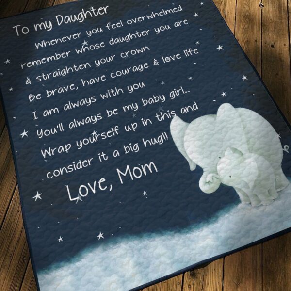 Gearhuman 3D Custom Name Quilt Elephant GB06115 Quilt 