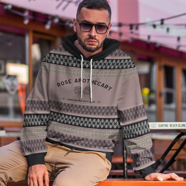 Gearhuman 3D Custom Rose Apothecary Christmas Ugly Sweatshirt Apparel GB131110 3D Apparel 