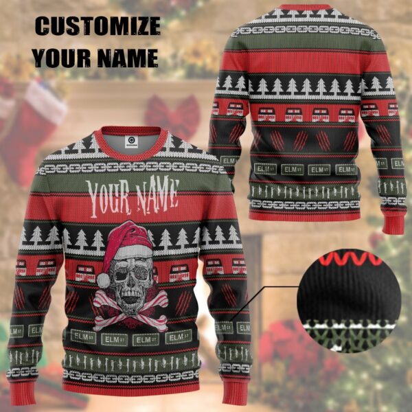 Gearhuman 3D Custom Skul Ugly Christmas Tshirt Hoodie Apparel GB05113 3D Apparel 