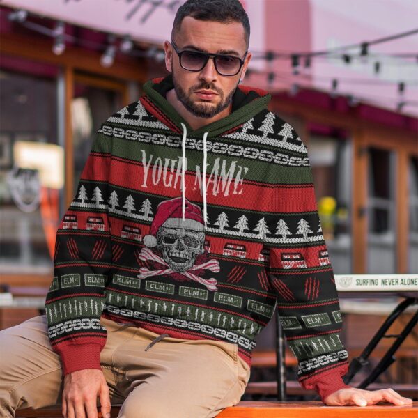 Gearhuman 3D Custom Skul Ugly Christmas Tshirt Hoodie Apparel GB05113 3D Apparel 