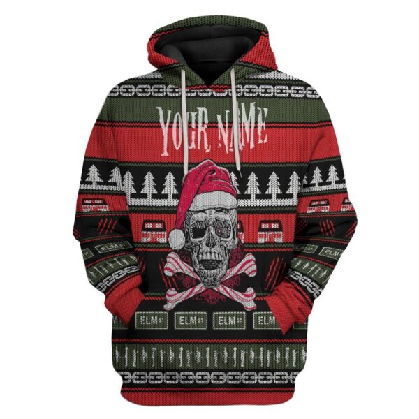 Gearhuman 3D Custom Skul Ugly Christmas Tshirt Hoodie Apparel GB05113 3D Apparel Hoodie S 