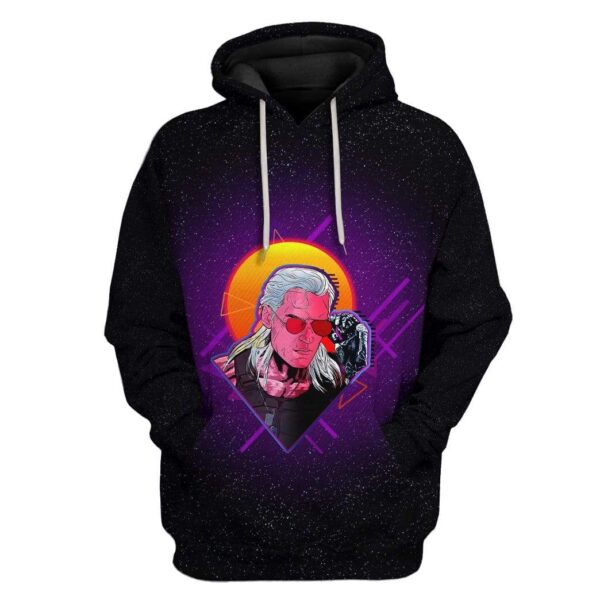 Gearhuman 3D Cyberwitcher Custom Fleece Hoodie Apparel GA18031 3D Custom Fleece Hoodies Hoodie S 