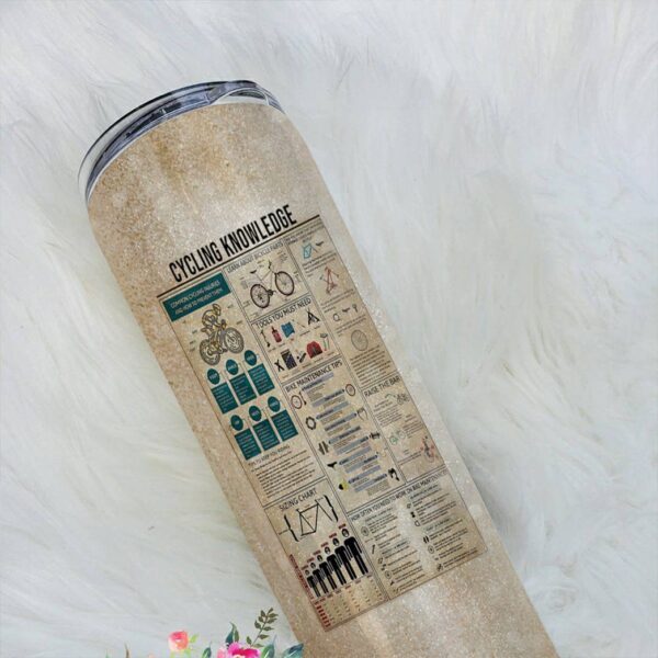 Gearhuman 3D Cycling Knowledge Custom Tumbler GB06016 Tumbler 