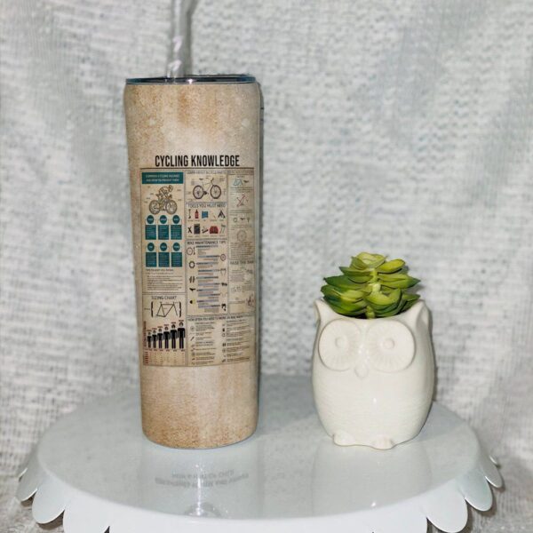 Gearhuman 3D Cycling Knowledge Custom Tumbler GB06016 Tumbler 