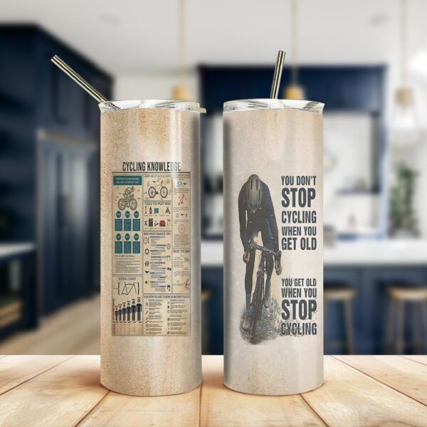 Gearhuman 3D Cycling Knowledge Custom Tumbler GB06016 Tumbler 