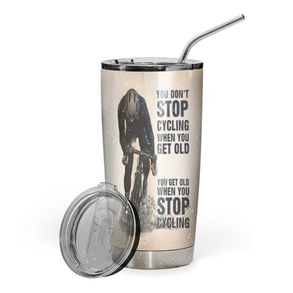 Gearhuman 3D Cycling Knowledge Custom Tumbler GB06016 Tumbler Short 20oz 