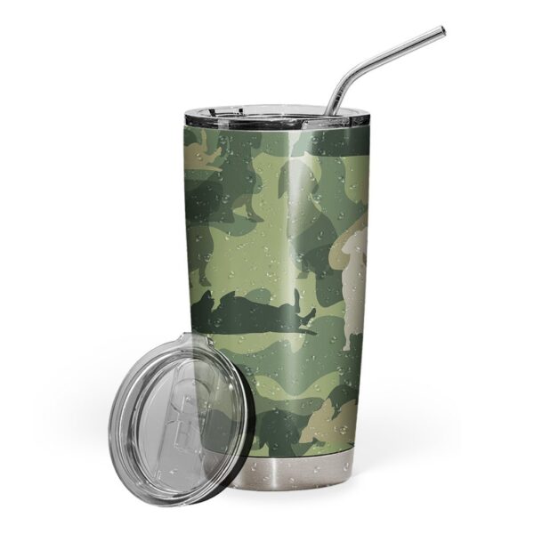 Gearhuman 3D Dachshund Camo Tumbler GK18029 Tumbler