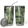 Gearhuman 3D Dachshund Camo Tumbler GK18029 Tumbler Short 20oz