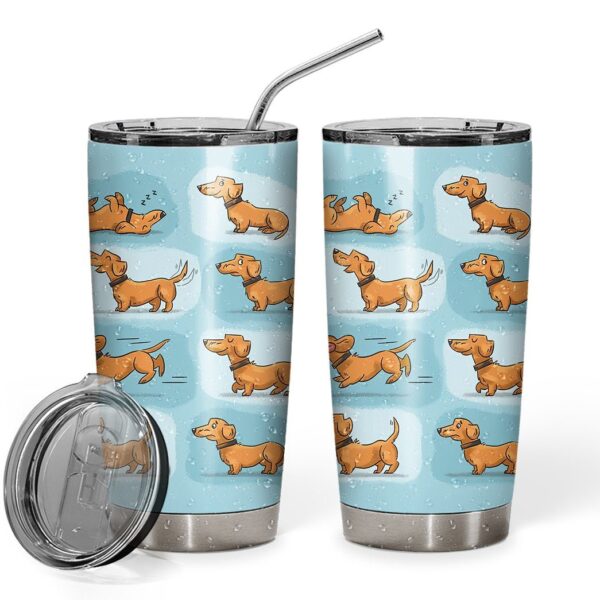 Gearhuman 3D Dachshund Custom Tumbler GB01127 Tumbler 