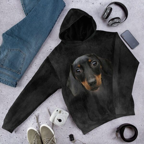 Gearhuman 3D Dachshund Front And Back Tshirt Hoodie Apparel GV09032 3D Apparel