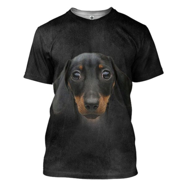 Gearhuman 3D Dachshund Front And Back Tshirt Hoodie Apparel GV09032 3D Apparel T-Shirt S