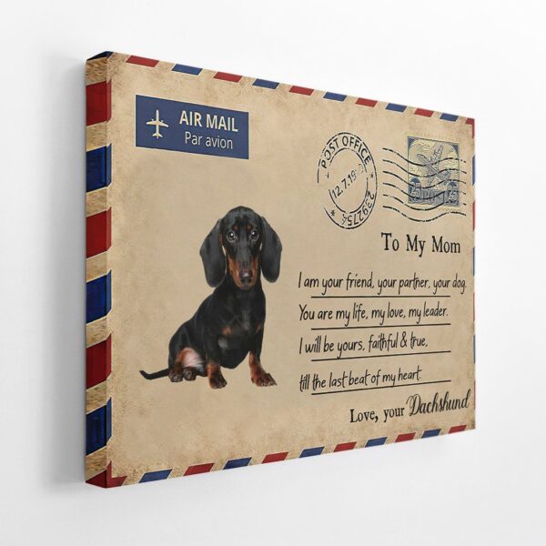Gearhuman 3D Dachshund You Are My Life Canvas GK18025 Canvas