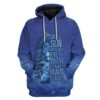 Gearhuman 3D Dad And Son Blue Autism Puzzle Custom Hoodies Apparel GT18022 3D Custom Fleece Hoodies Hoodie S