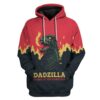 Gearhuman 3D Dadzilla Custom Hoodie Apparel GZ02051 3D Custom Fleece Hoodies Hoodie S