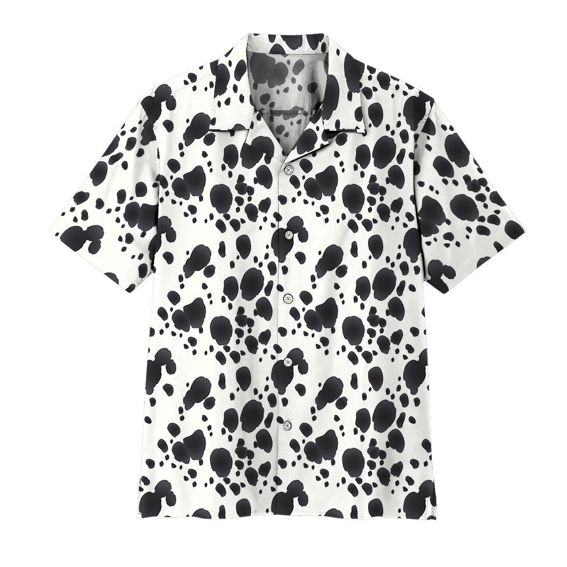 Gearhuman 3D Dalmatian Hawaii Shirt ZK10062112 Hawai Shirt Short Sleeve Shirt S