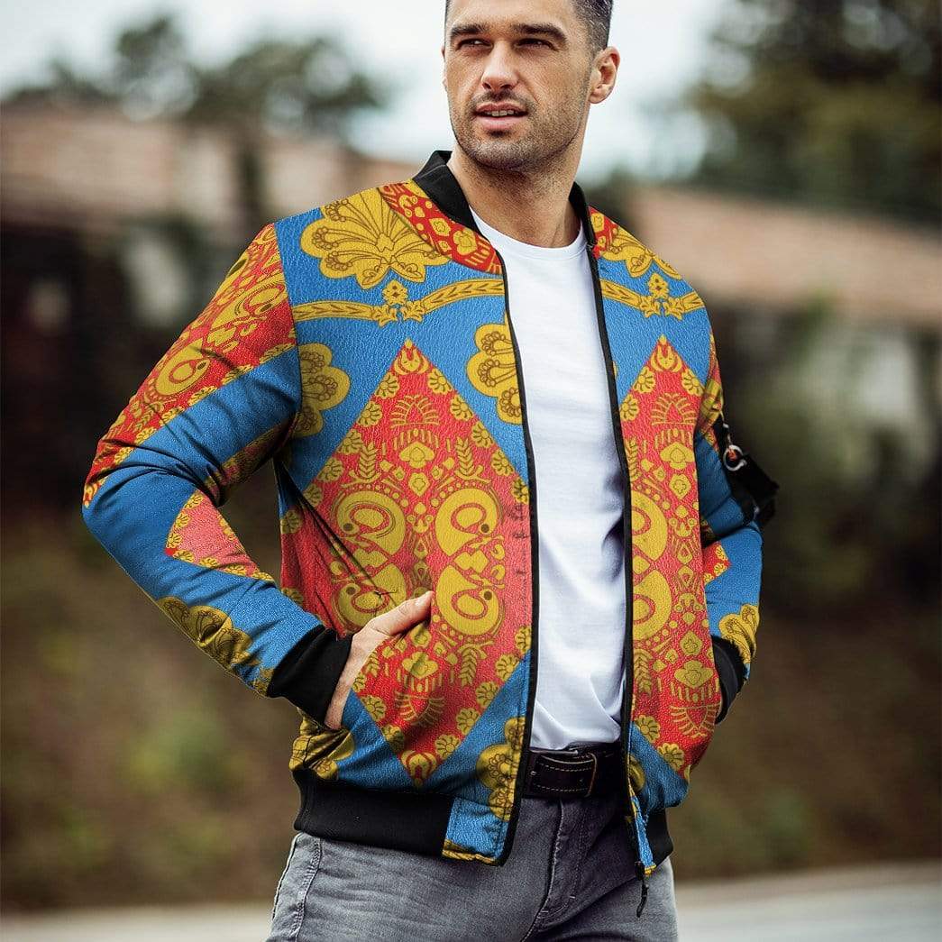 Gearhuman 3D David Bowie Custom Bomber Jacket Apparel GL210823 bomber