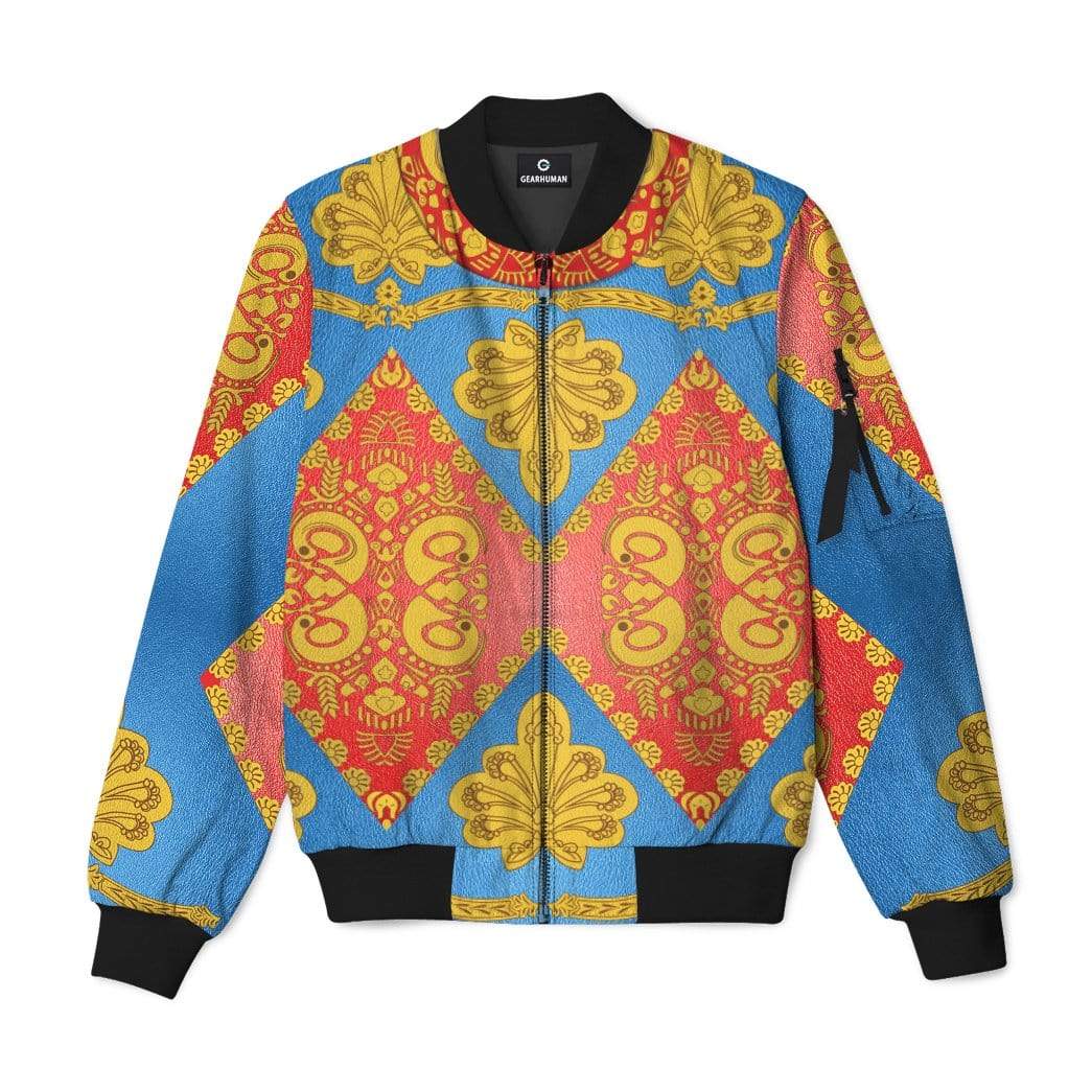 Gearhuman 3D David Bowie Custom Bomber Jacket Apparel GL210823 bomber Jacket Bomber S