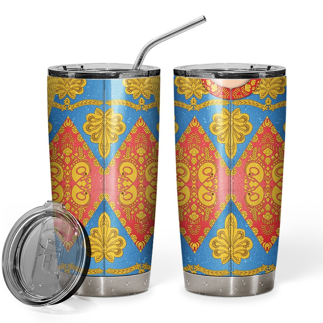 Gearhuman 3D David Bowie Custom Design Vacuum Insulated Tumbler GL210819 Tumbler