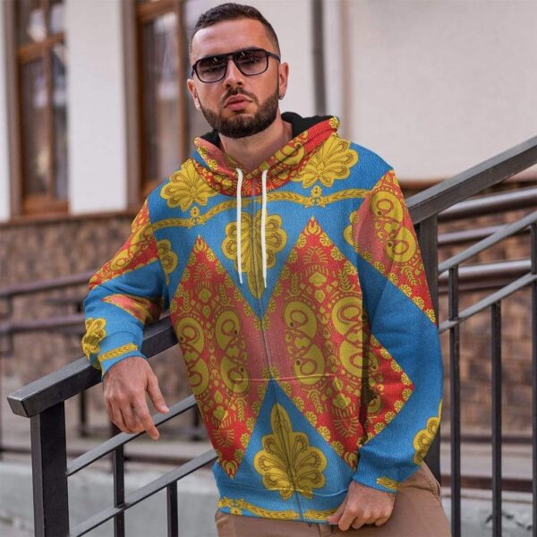 Gearhuman 3D David Bowie Custom Hoodie Apparel GL11084 3D Custom Fleece Hoodies 