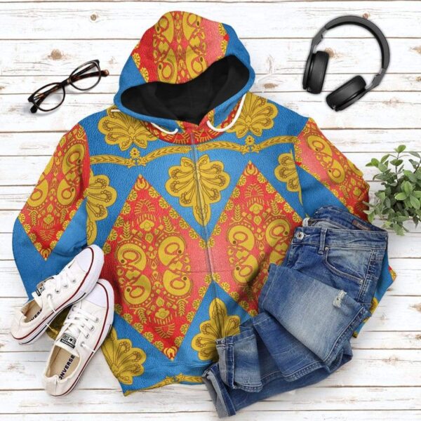 Gearhuman 3D David Bowie Custom Hoodie Apparel GL11084 3D Custom Fleece Hoodies 