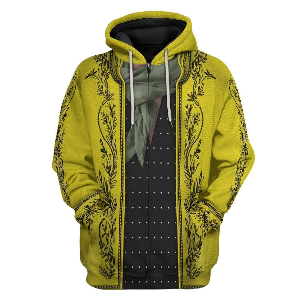 Gearhuman 3D David Lee Roth Suit Costume Custom Hoodie Apparel GV05083 3D Custom Fleece Hoodies Zip Hoodie S