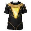 Gearhuman 3D DC Black Adam Costume Custom Tshirt Apparel GW24083 3D T-shirt T-Shirt S