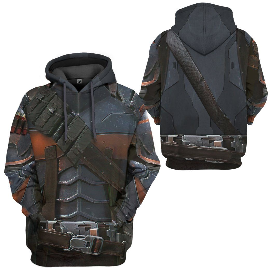 Gearhuman 3D DC Deathstroke Suit Custom Hoodie Apparel GW24094 3D Apparel
