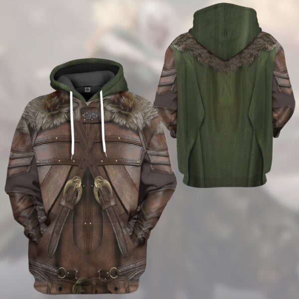 Gearhuman 3D D&D Drizzt Costume Custom Tshirt Hoodie Apparel GW23024 3D Apparel