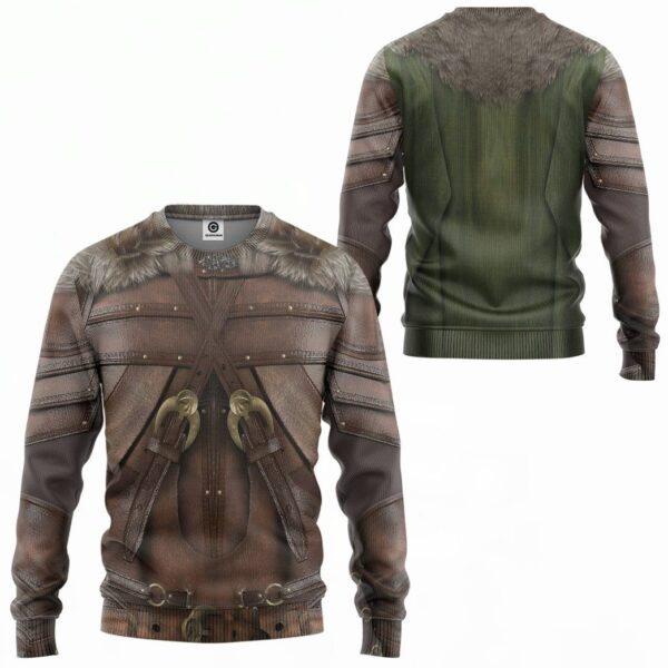 Gearhuman 3D D&D Drizzt Costume Custom Tshirt Hoodie Apparel GW23024 3D Apparel