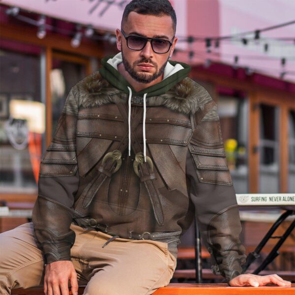 Gearhuman 3D D&D Drizzt Costume Custom Tshirt Hoodie Apparel GW23024 3D Apparel