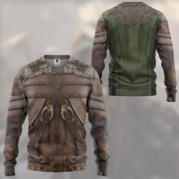 Gearhuman 3D D&D Drizzt Costume Custom Tshirt Hoodie Apparel GW23024 3D Apparel