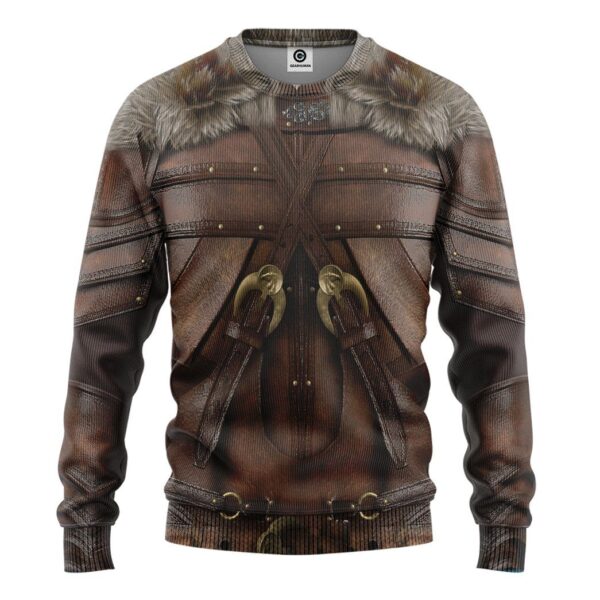 Gearhuman 3D D&D Drizzt Costume Custom Tshirt Hoodie Apparel GW23024 3D Apparel Long Sleeve S