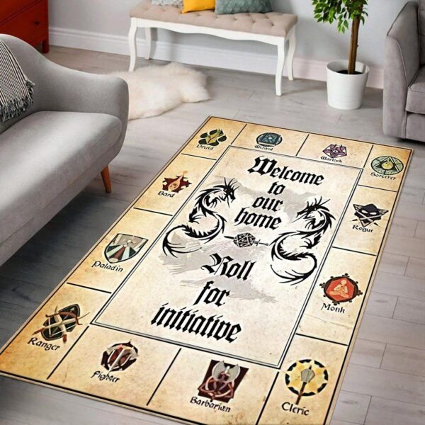 Gearhuman 3D D&D Roll For Initiative Custom Carpet GW23025 Square Carpet