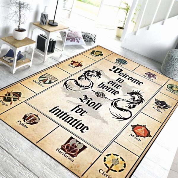 Gearhuman 3D D&D Roll For Initiative Custom Carpet GW23025 Square Carpet