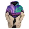 Gearhuman 3D Deer Art Custom Hoodie Apparel GL23069 3D Custom Fleece Hoodies Hoodie S