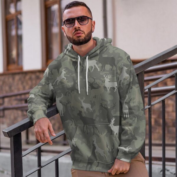Gearhuman 3D Deer Camo Custom Tshirt Hoodie Apparel GV08122 3D Apparel 