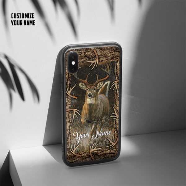 Gearhuman 3D Deer Hunting Custom Name Phonecase GB23115 Glass Phone Case 