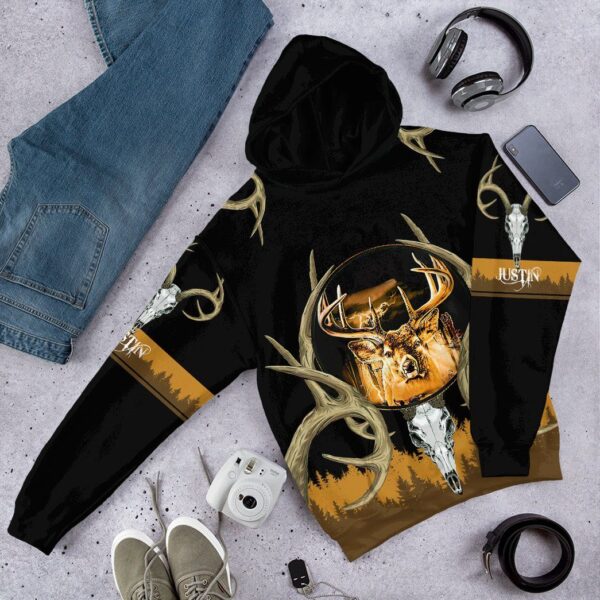 Gearhuman 3D Deer Hunting Custom Name Tshirt Hoodie Apparel GB02035 3D Apparel