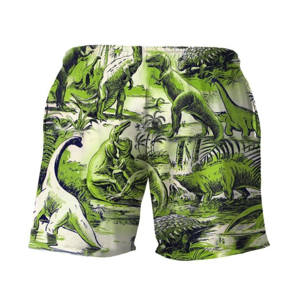 Gearhuman 3D Dinosaur Beach Shorts ZZ0507212 Men Shorts