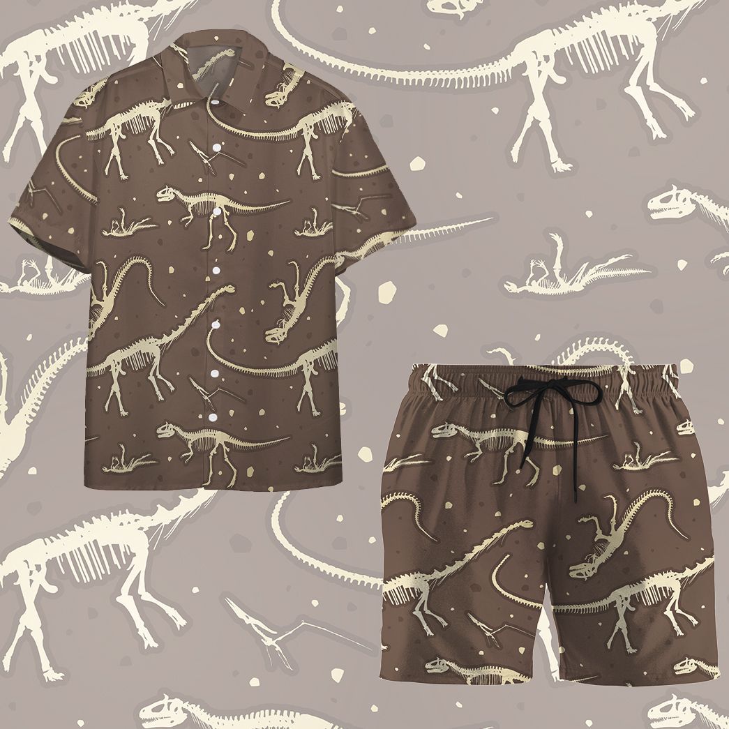 Gearhuman 3D Dinosaur Fossil Shorts ZK2106215 Men Shorts