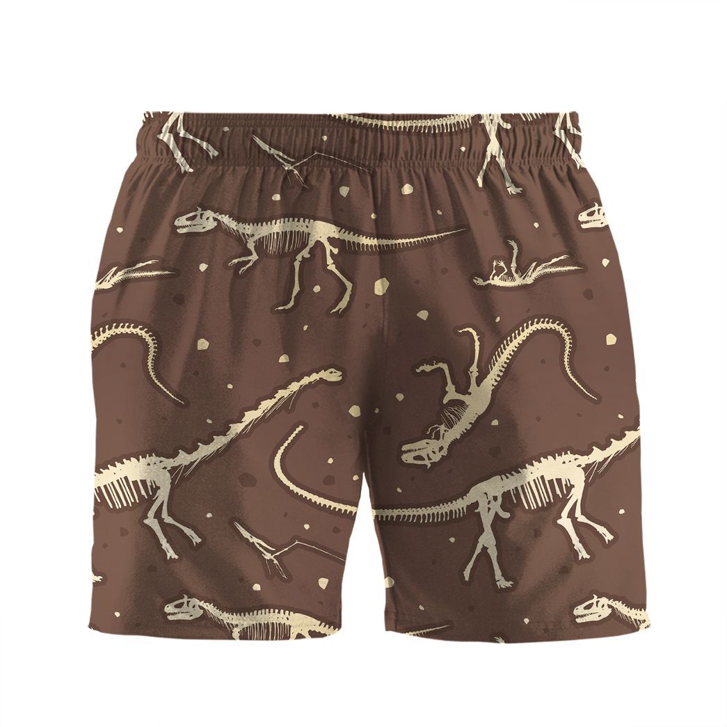 Gearhuman 3D Dinosaur Fossil Shorts ZK2106215 Men Shorts