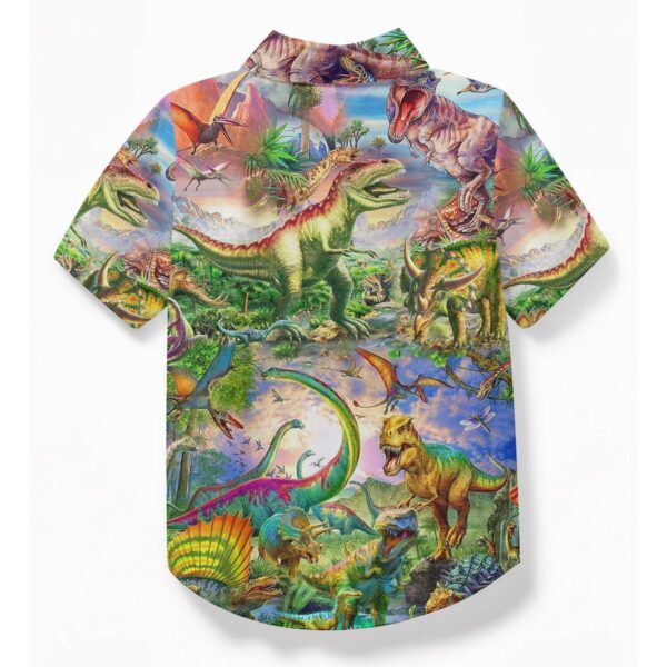 Gearhuman 3D Dinosaur Hawaii Shirt ZZ2406212 Short Sleeve Shirt 