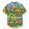 Gearhuman 3D Dinosaur Kid Hawaii Shirt ZZ07072175 Kid Hawaii Shirt