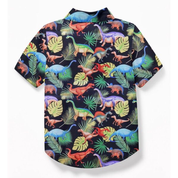 Gearhuman 3D Dinosaur Kid Hawaii Shirt ZZ3006218 Kid Hawaii Shirt