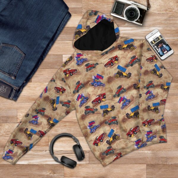 Gearhuman 3D Dirt Track Racing Custom Tshirt Hoodie Apparel GV061116 3D Apparel 