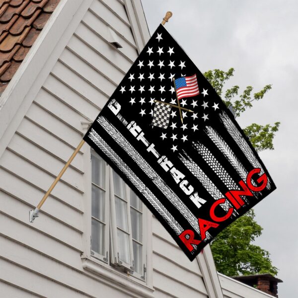 Gearhuman 3D Dirt Track Racing Flag ZK28062113 Flag House 