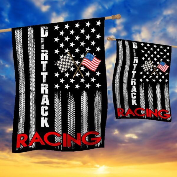 Gearhuman 3D Dirt Track Racing Flag ZK28062113 Flag House