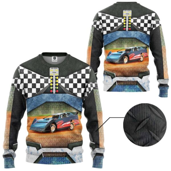 Gearhuman 3D Dirt Track Racing Tshirt Hoodie Apparel ZL11113 3D Apparel 
