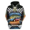 Gearhuman 3D Dirt Track Racing Tshirt Hoodie Apparel ZL11113 3D Apparel Hoodie S